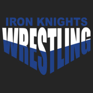 Iron Knights Wrestling - Long Sleeve Core Blend Tee Design
