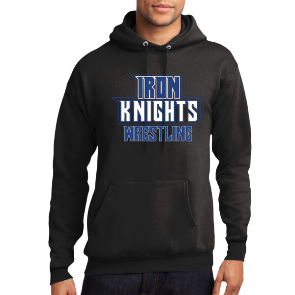 Iron Knights Wrestling  - Core Fleece Pullover Hooded Sweatshirt Thumbnail