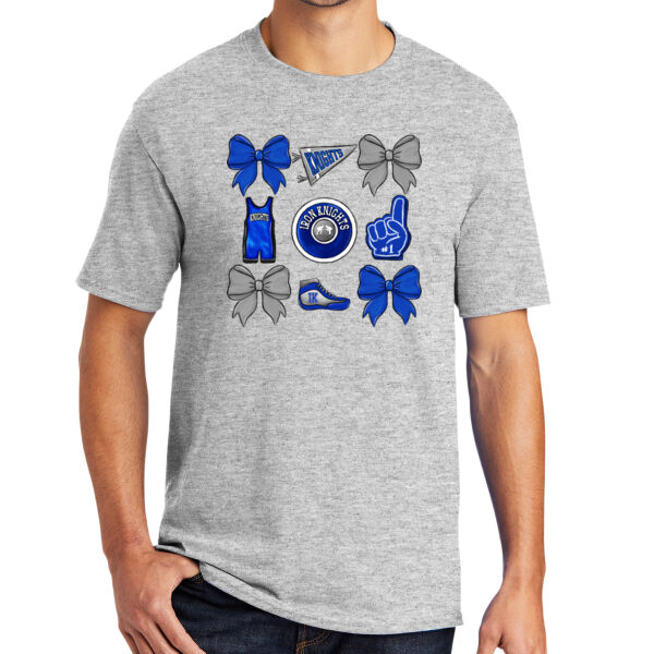 Iron Knights Wrestling Girly  - Core Blend Tee Thumbnail